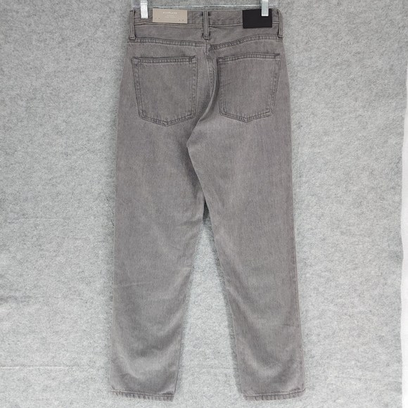 Everlane The 90s Cheeky High Rise Straight Crop Jeans In Grey - Picture 3 of 9